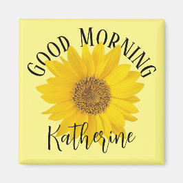 Sonnenblume Guten Morgen Individuelle Name Magnet