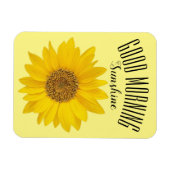 Sonnenblume Guten Morgen Sonnenschein Magnet (Horizontal)