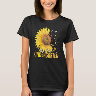 Sonnenblume Hallo Kindergarten Happy Erster Tag de T-Shirt