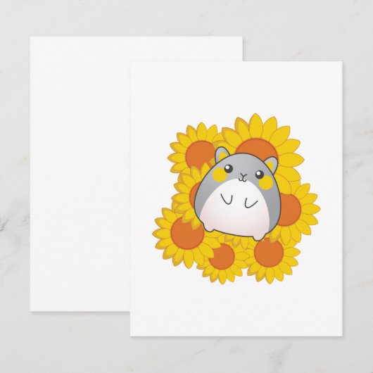 Sonnenblume Hamster (Vorne/Hinten)