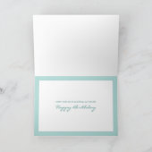 Sonnenblume Happy Birthday Card Karte (Innenseite)