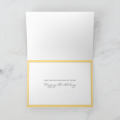 Sonnenblume Happy Birthday Card Karte (Innenseite)