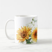 Sonnenblume Happy Mother's Day Coffee Tasse (Links)