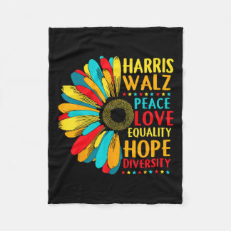 Sonnenblume Harris-wheimer 2024 Peace Lgbt Harris- Fleecedecke