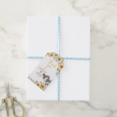 Sonnenblume Heilige Kuh Baby Dusche Liebesmarken Geschenkanhänger (Mit Garn)