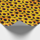 Sonnenblume Helianthus Geschenkpapier (Ecke)