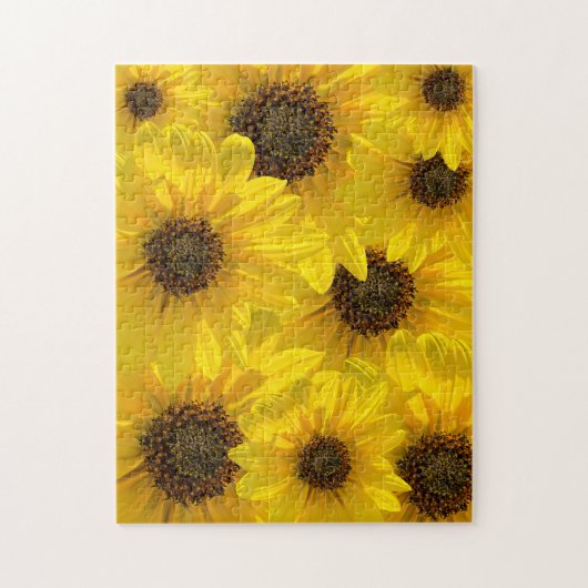 Sonnenblume (Helianthus) Puzzle (Vertikal)