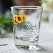 Sonnenblume Herbstliche Hochzeit im Herbst Save th Schnapsglas
