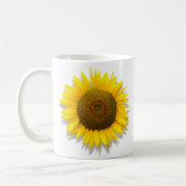 Sonnenblume, Herz innerhalb /Mug-Größe 11oz Kaffeetasse (Links)