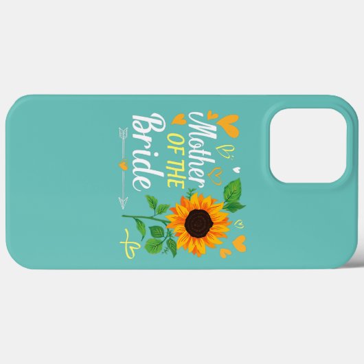 Sonnenblume Herzmutter der Bride-Ehemann-Ehefrau Case-Mate iPhone Hülle (Rückseite (Horizontal))