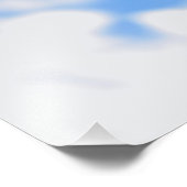 Sonnenblume Himmel Fotodruck (Ecke)