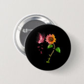 Sonnenblume Hirnaneurysma Bewusstsein Button (Vorne & Hinten)