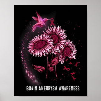 Sonnenblume Hirnaneurysma Bewusstsein Poster