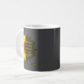 Sonnenblume Hoffnung Kaffeetasse (Vorderseite Links)