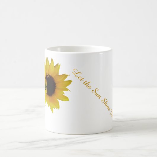 Sonnenblume höhlt Tassen-sonnige gelbe Kaffeetasse (Mittel)