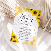 Sonnenblume Honey Bee Baby Dusche Einladung