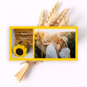 Sonnenblume Horseshoe Verlobung verkünden Ankündigung