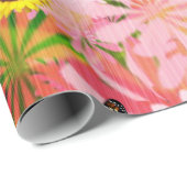 Sonnenblume Hummel Butterfly Matte Wrapping Paper Geschenkpapier (Rolleneckpunkt)