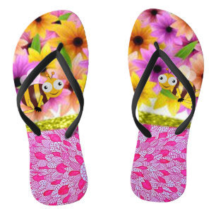 Sonnenblume Hummel Flip Flops Badesandalen