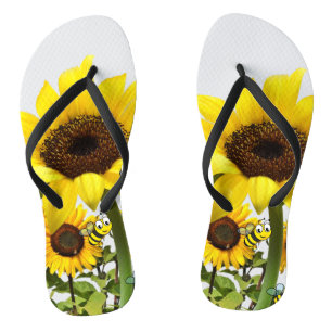 Sonnenblume Hummel Flip Flops Badesandalen