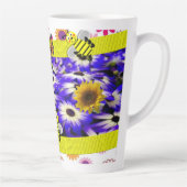 Sonnenblume Hummel Latte Tasse (Rechts)
