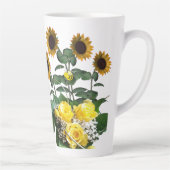 Sonnenblume Hummel Latte Tasse (Rechts)