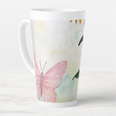 Sonnenblume Hummel Latte Tasse (Linke Ecke)