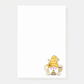 Sonnenblume Hummeln Post-it Klebezettel (Vorderseite)