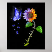Sonnenblume Hydrocephalus Bewusstsein Poster (Vorne)