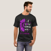 Sonnenblume I Liebe Jemand mit Rett-Syndrom T-Shirt (Vorne ganz)