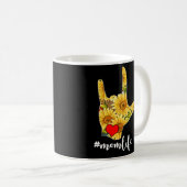 Sonnenblume I Liebe Kaffeetasse (VorderseiteRechts)