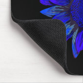 Sonnenblume Ich trage blaues Band für Ataxie Sensi Mousepad (Ecke)