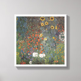 Sonnenblume im Garten Gustav Klimt Jugendstil Leinwanddruck