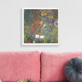 Sonnenblume im Garten Gustav Klimt Jugendstil Leinwanddruck (Insitu (Wohnzimmer))