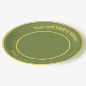 Sonnenblume im Personalisierten Party Pappteller (Schrägansicht)