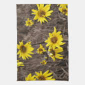 Sonnenblume im Rocky Mountain Handtuch (Vertikal)