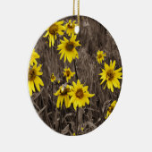 Sonnenblume im Rocky Mountain Keramikornament (Rechts)