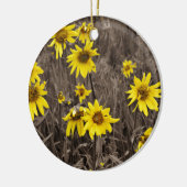 Sonnenblume im Rocky Mountain Keramikornament (Links)