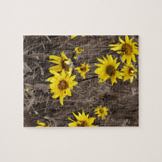 Sonnenblume im Rocky Mountain Puzzle (Horizontal)