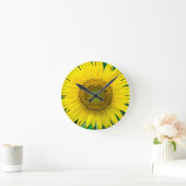 Sonnenblume im Sommer Runde Wanduhr (Zuhause)