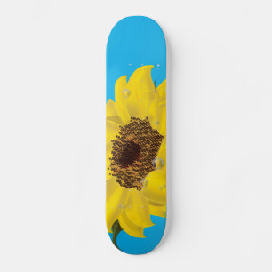 Sonnenblume im Sonnenschein Skateboard