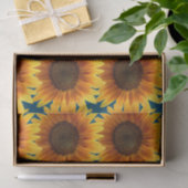 SONNENBLUME IN BLAUEM Tissue Seidenpapier (Geschenk)