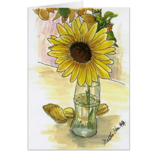 Sonnenblume in einem Vase