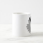 Sonnenblume in grauer Tasse (Mittel)