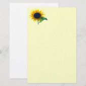 Sonnenblume in voller Blüte Briefpapier (Vorne/Hinten)