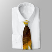 Sonnenblume in voller Blüte Krawatte (Gebunden)