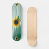 Sonnenblume in voller Blüte Skateboard (Vorderseite)