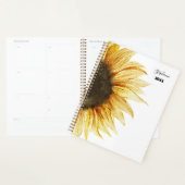 Sonnenblume Individuelle Name 2025 Planer (Anzeige)