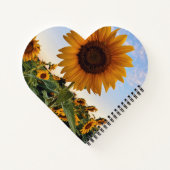 Sonnenblume Inspiration - Benutzerdefiniert Notizblock (Rückseite)