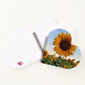 Sonnenblume Inspiration - Benutzerdefiniert Notizblock (Innenseite)
